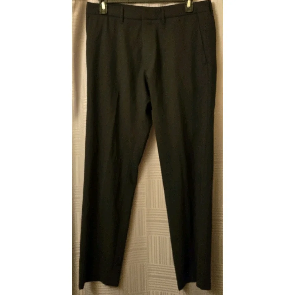 BOSS Hugo Boss Performance Pants Mens 36x33 Black Fit Golf Casual Chino